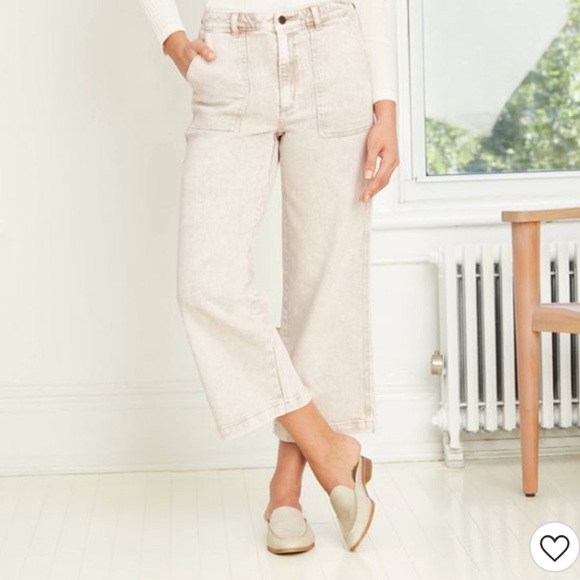 Universal Thread Highest Rise Wide Leg Cropped - Picture 13 of 13